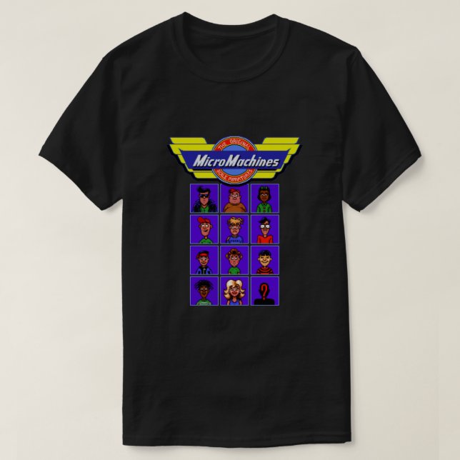 Camiseta Micromáquinas  (Diseño del anverso)