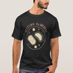 Camiseta Microorganismo de sensibilización cultural Microbi
