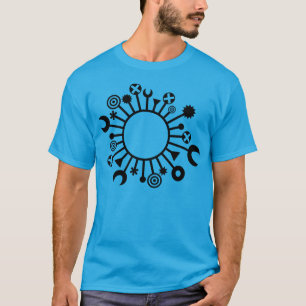 Camiseta microorganismo - Negro