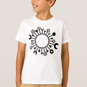 Camiseta microorganismo - Negro