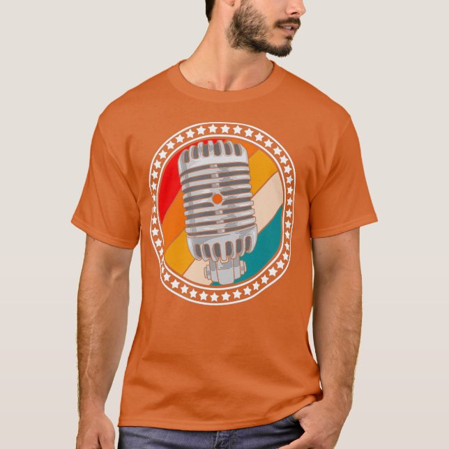 Camiseta Microphone Broadcasting Video Producer (Anverso)
