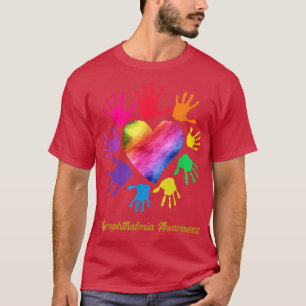 Camiseta Microphthalmia Awareness Hands Microphthalmia Gift