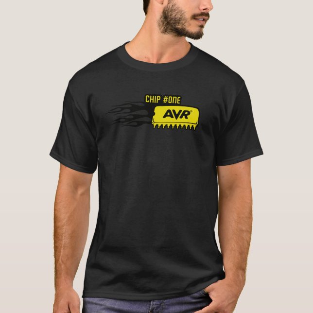 Camiseta Microprocesador #1 el primer micrófono del AVR (Anverso)