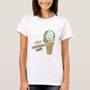 Camiseta Microprocesador de chocolate de la menta con el