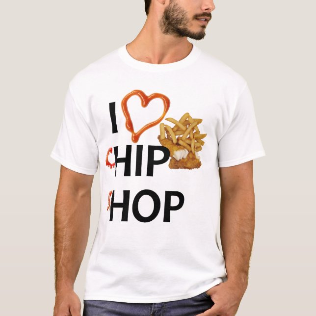 Camiseta Microprocesadores de los pescados "n" - Hip Hop (Anverso)