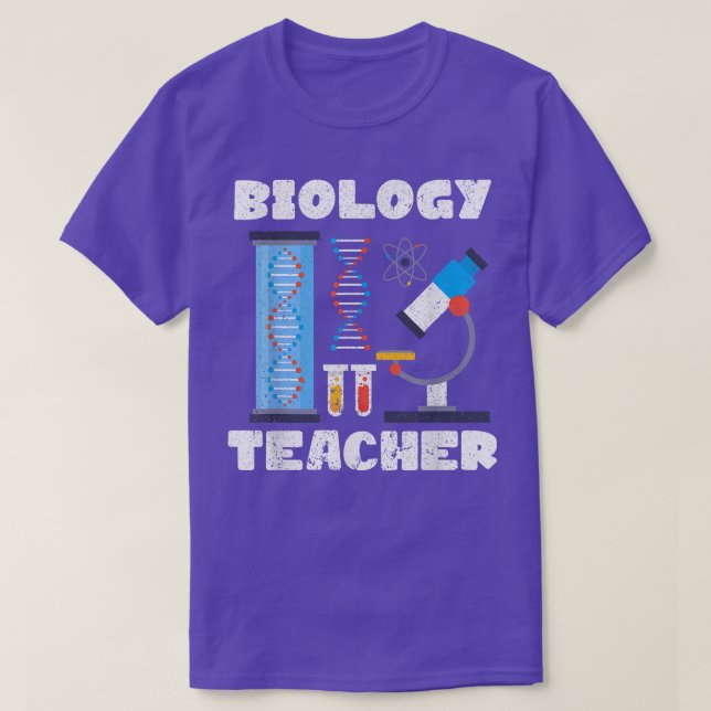 Camiseta Microscope Biologist Science Lab Biology Teacher B (Diseño del anverso)
