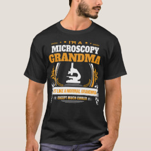 Camiseta Microscopía Abuela Regalo País de equitación occid
