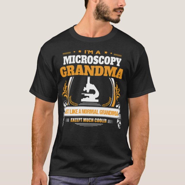 Camiseta Microscopía Abuela Regalo País de equitación occid (Anverso)