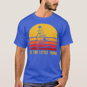 Camiseta Microscopía científica amor cosas pequeñas microsc