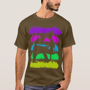 Camiseta Microscopía Colores lúdicos con sombra