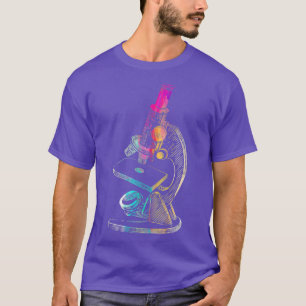 Camiseta Microscopía de Biología Científica del Microscopio