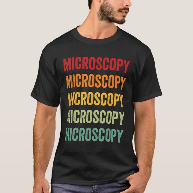 Camiseta Microscopía Microscopía Diseño del Arcoiris Hobbis (Anverso)