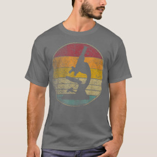 Camiseta Microscopio Ciencia Científica Gift Shirt Retro St