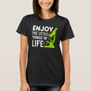 CAMISETA MICROSCOPIO DIVERTIDO, MICROBIOLOGISTAS BIOLOGÍA N