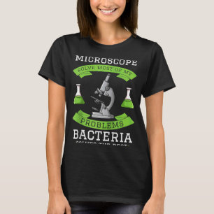 Camiseta Microscopio Microbiología Laboratorio Biología Cie