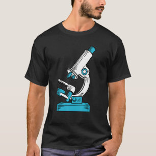 Camiseta Microscopio Microbiólogos Biología nerd science la