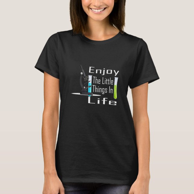 Camiseta Microscopio Microbiólogos FRIKIS DE LA BIOLOGÍA CI (Anverso)