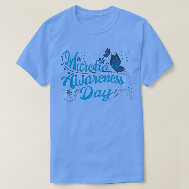 Camiseta Microtia Awareness Day Butfly Magic (Diseño del anverso)