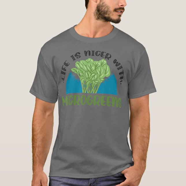 Camiseta Microvegetales sanos para agricultura de jardinero (Anverso)