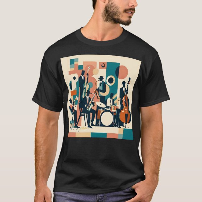Camiseta Mid Century Jazz Age Sextet (Anverso)