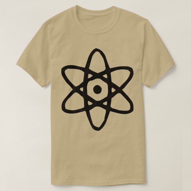 Camiseta Mid Century Modern Atom Science Premium  (Diseño del anverso)