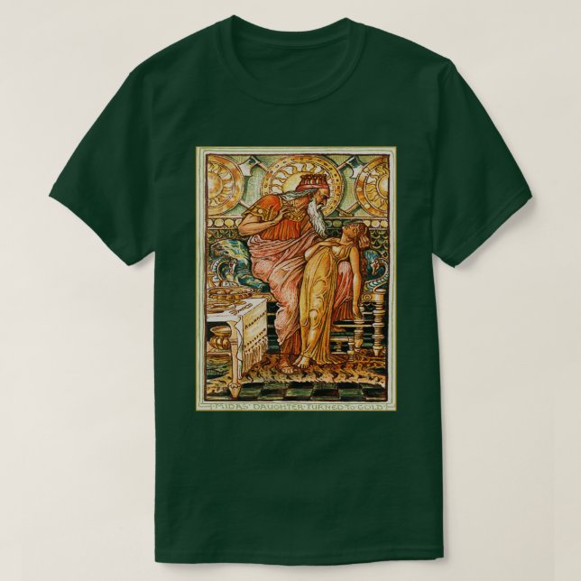 Camiseta Midas Daughter Turned To Gold (Diseño del anverso)