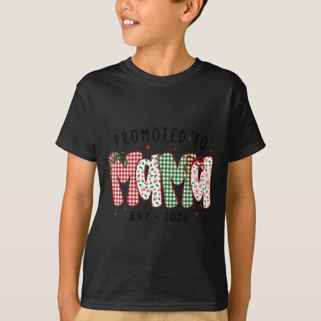 Camiseta Middle School Teacher Christmas Stamp Bow Middle S (Anverso)