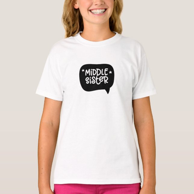 Camiseta Middle Sister (Anverso)