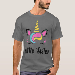 Camiseta Middle Sister Cute Magical Unicorn Siblings Match