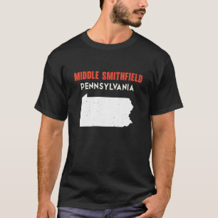 Camiseta Middle Smithfield Pennsylvania Estados Unidos Amér