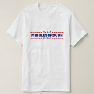 Camiseta MIDDLESBROUGH - mi hogar - Inglaterra; Corazones