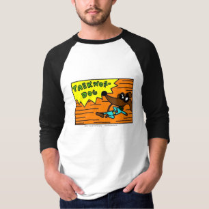 Camiseta Midge "TAEKWON-DOG" Mens Raglan T-Shirt