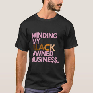 Camiseta Midiendo Mi Negocio Negro Propio
