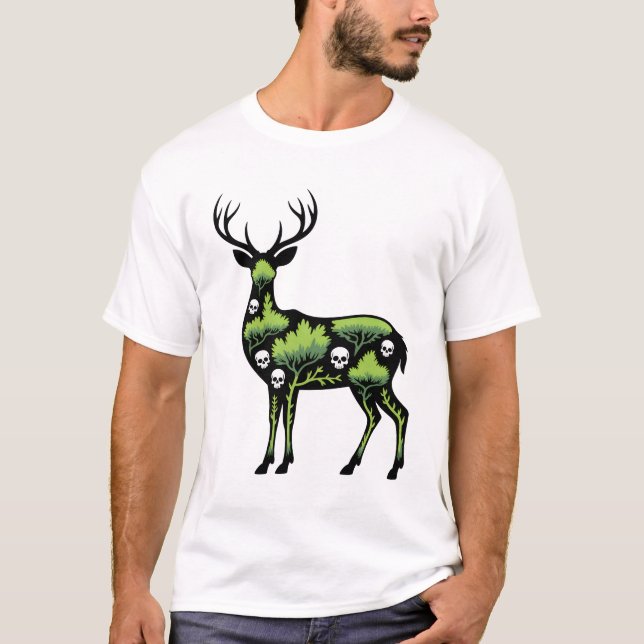 Camiseta Midnight Moss Deer (Anverso)