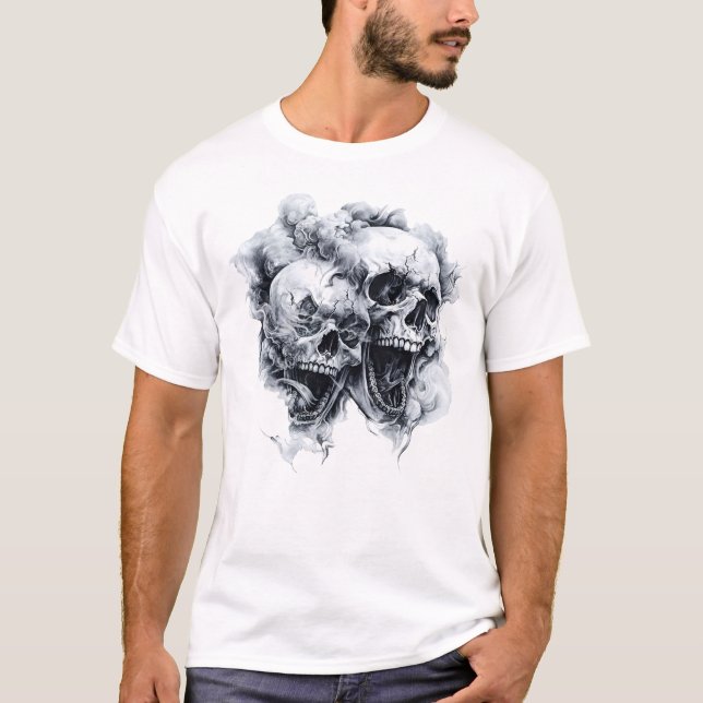 Camiseta Midnight Phantom Skull (Anverso)