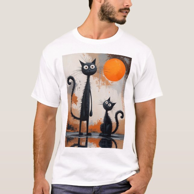 Camiseta Midnight Whiskers (Anverso)