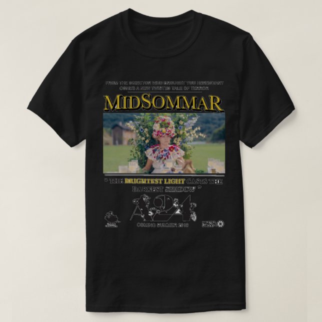 CAMISETA MIDSOMMAR A24 (Diseño del anverso)