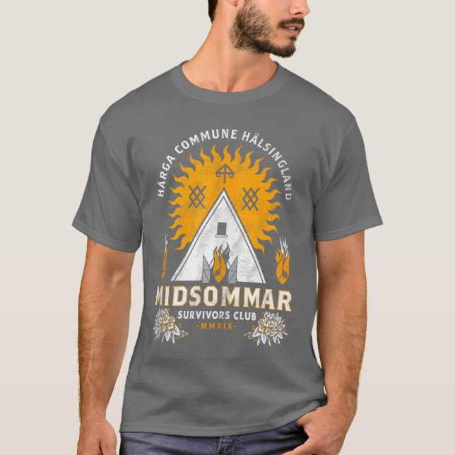 Camiseta Midsommar Survival Club Scary Horror Summer Festiv (Anverso)
