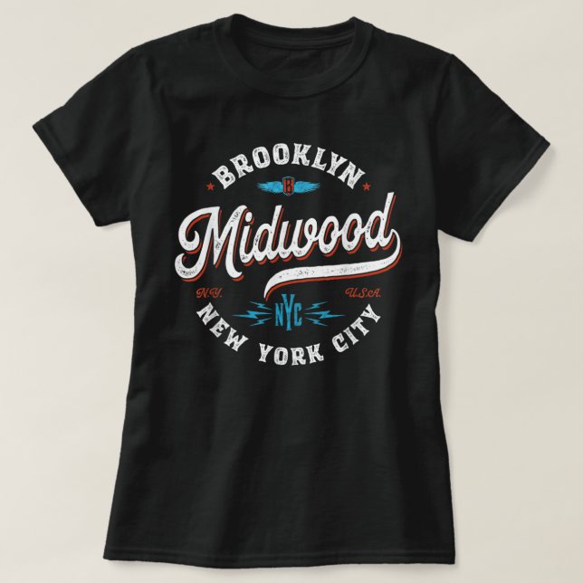 Camiseta Midwood Brooklyn 995 (Diseño del anverso)