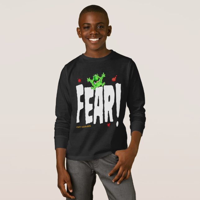 Camiseta ¡Miedo!!! (Anverso completo)