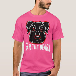Camiseta Miedo a la barba Schnauzer Lover s