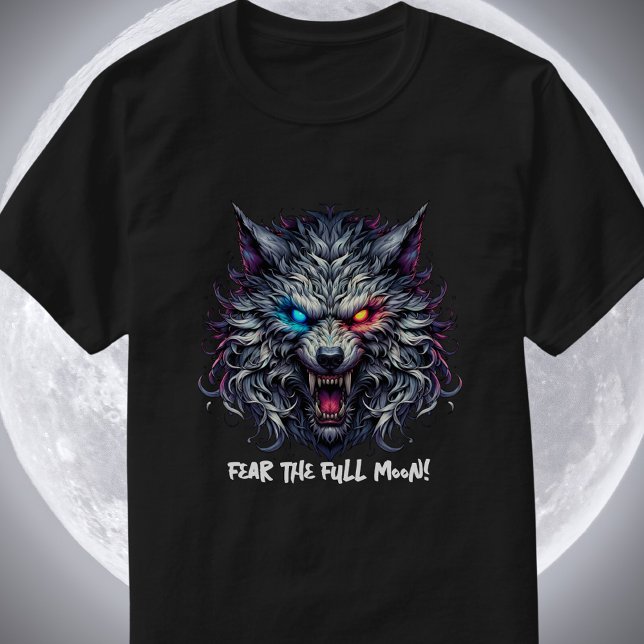 Camiseta Miedo a la luna llena - desencadena a la bestia (Subido por el creador)