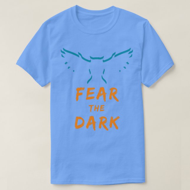 Camiseta Miedo a la oscuridad (Diseño del anverso)