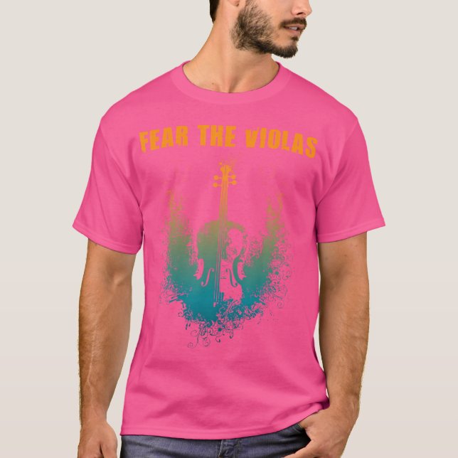 Camiseta Miedo A Las Violas - Viola Player Jazz Orquester D (Anverso)