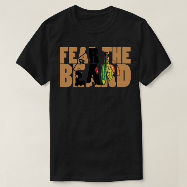 Camiseta Miedo A Los Negros De La Barba (Diseño del anverso)