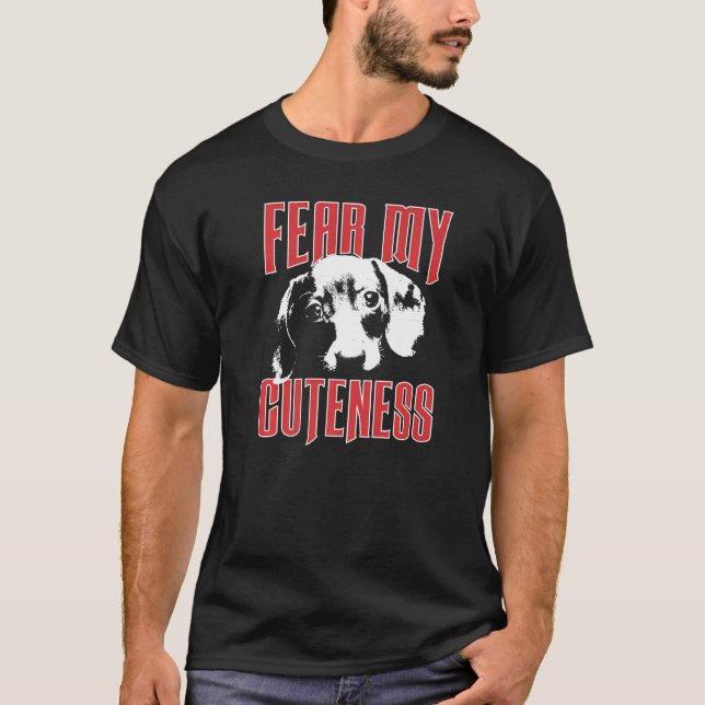 Camiseta Miedo a mi curalidad Beagle (Anverso)