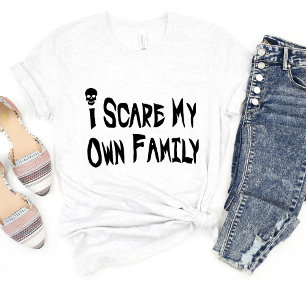 Camiseta Miedo a mi propia sarcasmo familiar Graciosa camis