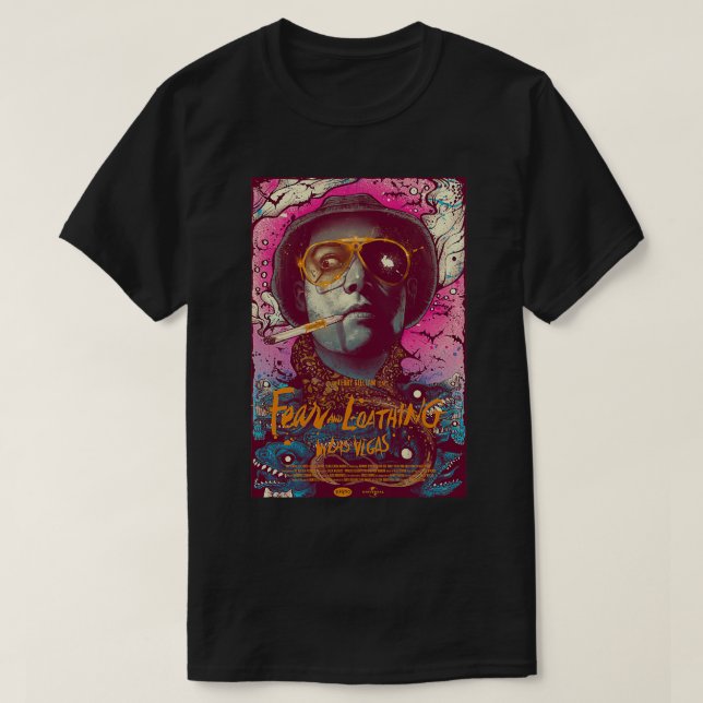 Camiseta miedo abstracto y repugnancia (Diseño del anverso)