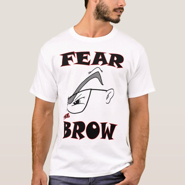CAMISETA MIEDO AL BROW (Anverso)