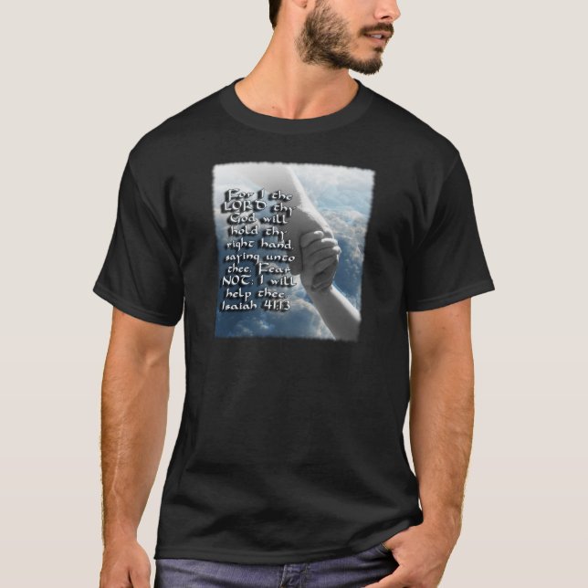 CAMISETA MIEDO DEL 41:13 DE ISAÍAS NO - LLEVARÉ A CABO SU (Anverso)